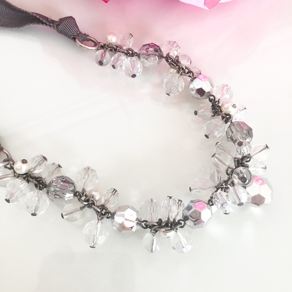 American Eagle Gray Statement Necklace - Picture 4 of 6